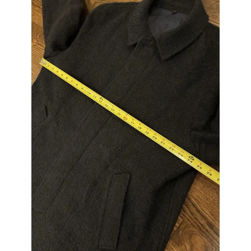 J. Crew Ludlow‎ Blue Wool Button Winter Full Overcoat Mens 46R